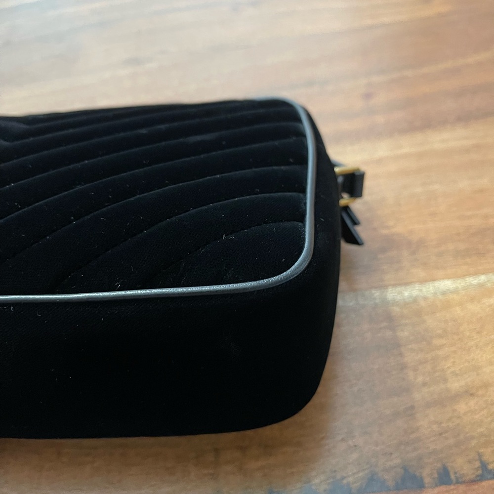 ❌SOLD❌ Saint Laurent Lou camera bag black velvet - Picture 7 of 16